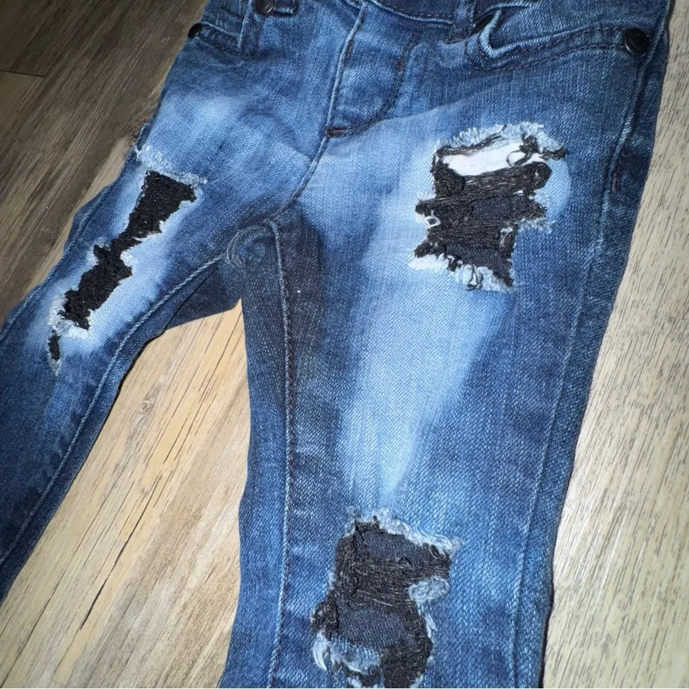 The Children's Place Blue Distressed Jeans